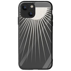 Minimal Moon iPhone 13  Groove TPU (Tempered Glass και TPU)