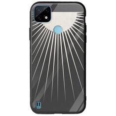 Minimal Moon Realme C21Y / Realme C25Y Groove TPU (Tempered Glass και TPU)