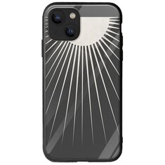 Minimal Moon iPhone 14 Plus Groove TPU (Tempered Glass και TPU)