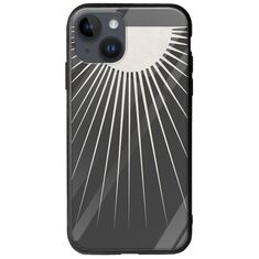 Minimal Moon iPhone 15 Plus Groove TPU (Tempered Glass και TPU)