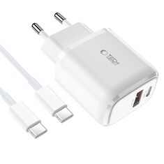 Tech-Protect USB-C και USB-A φορτιστής 20W QC3.0