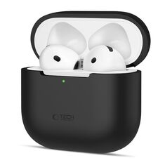 Tech-Protect silicone θήκη AirPods 4 Black