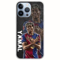 Football Stars - Lamine Yamal iPhone 13 Pro Flexible TPU (Διάφανη Σιλικόνη)