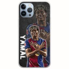 Football Stars - Lamine Yamal iPhone 12 Pro Flexible TPU (Διάφανη Σιλικόνη)