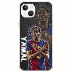 Football Stars - Lamine Yamal iPhone 14 Flexible TPU (Διάφανη Σιλικόνη)