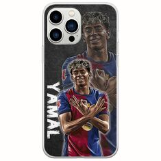 Football Stars - Lamine Yamal iPhone 14 Pro Flexible TPU (Διάφανη Σιλικόνη)