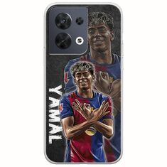 Football Stars - Lamine Yamal Oppo Reno 8 5G Flexible TPU (Διάφανη Σιλικόνη)