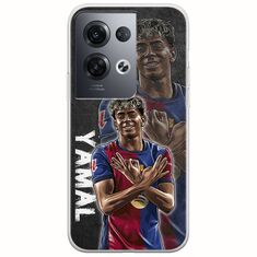 Football Stars - Lamine Yamal Oppo Reno 8 Pro 5G Flexible TPU (Διάφανη Σιλικόνη)
