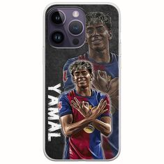 Football Stars - Lamine Yamal iPhone 15 Pro Flexible TPU (Διάφανη Σιλικόνη)