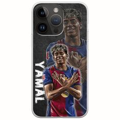 Football Stars - Lamine Yamal iPhone 15 Pro Max Flexible TPU (Διάφανη Σιλικόνη)
