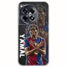 Football Stars - Lamine Yamal OnePlus 12R 5G Flexible TPU (Διάφανη Σιλικόνη)