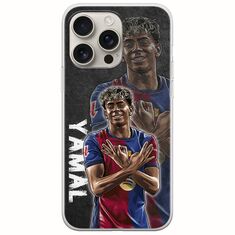 Football Stars - Lamine Yamal iPhone 16 Pro Flexible TPU (Διάφανη Σιλικόνη)