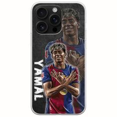 Football Stars - Lamine Yamal iPhone 16 Pro Max Flexible TPU (Διάφανη Σιλικόνη)