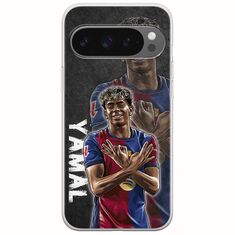 Football Stars - Lamine Yamal Google Pixel 9 Pro 5G Flexible TPU (Διάφανη Σιλικόνη)