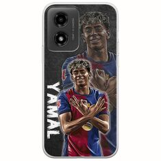 Football Stars - Lamine Yamal Motorola Moto G04 Flexible TPU (Διάφανη Σιλικόνη)