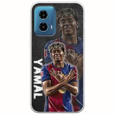 Football Stars - Lamine Yamal Motorola Moto G34 5G Flexible TPU (Διάφανη Σιλικόνη)