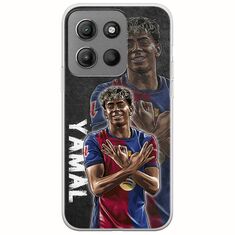 Football Stars - Lamine Yamal Motorola Moto G15 Flexible TPU (Διάφανη Σιλικόνη)