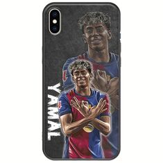 Football Stars - Lamine Yamal iPhone XS Max Black TPU (Μαύρη Σιλικόνη)