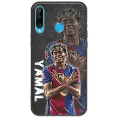 Football Stars - Lamine Yamal Huawei P30 Lite Black TPU (Μαύρη Σιλικόνη)