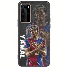 Football Stars - Lamine Yamal Huawei P40 Pro Black TPU (Μαύρη Σιλικόνη)