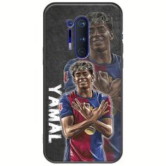 Football Stars - Lamine Yamal OnePlus 8 Pro Black TPU (Μαύρη Σιλικόνη)