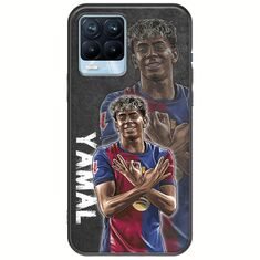 Football Stars - Lamine Yamal Realme 8 / 8 Pro Black TPU (Μαύρη Σιλικόνη)