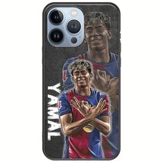 Football Stars - Lamine Yamal iPhone 13 Pro Black TPU (Μαύρη Σιλικόνη)