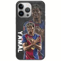 Football Stars - Lamine Yamal iPhone 13 Pro Max Black TPU (Μαύρη Σιλικόνη)