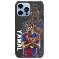 Football Stars - Lamine Yamal iPhone 14 Pro Max Black TPU (Μαύρη Σιλικόνη)