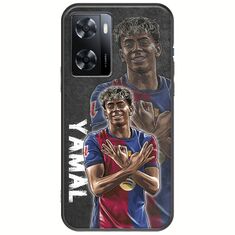 Football Stars - Lamine Yamal Oppo A57 4G Black TPU (Μαύρη Σιλικόνη)