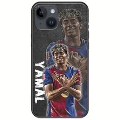 Football Stars - Lamine Yamal iPhone 15 Plus Black TPU (Μαύρη Σιλικόνη)