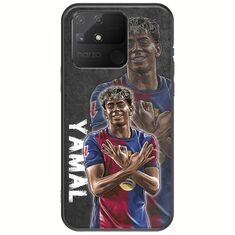 Football Stars - Lamine Yamal Realme Narzo 50A Black TPU (Μαύρη Σιλικόνη)
