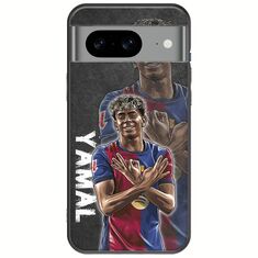Football Stars - Lamine Yamal Google Pixel 8 5G Black TPU (Μαύρη Σιλικόνη)