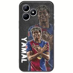 Football Stars - Lamine Yamal Realme Note 50 Black TPU (Μαύρη Σιλικόνη)