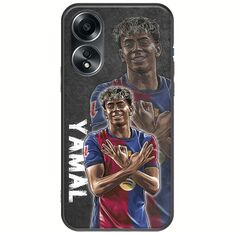 Football Stars - Lamine Yamal Oppo A78 5G Black TPU (Μαύρη Σιλικόνη)