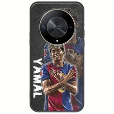 Football Stars - Lamine Yamal Honor Magic 6 Lite 5G Black TPU (Μαύρη Σιλικόνη)