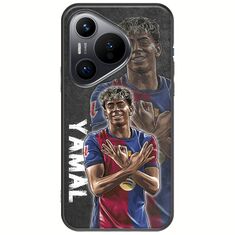 Football Stars - Lamine Yamal Huawei Pura 70 Black TPU (Μαύρη Σιλικόνη)