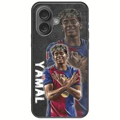 Football Stars - Lamine Yamal iPhone 16 Plus Black TPU (Μαύρη Σιλικόνη)
