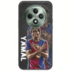 Football Stars - Lamine Yamal Oppo Reno 12 F 5G Black TPU (Μαύρη Σιλικόνη)