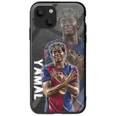 Football Stars - Lamine Yamal iPhone 14 Plus Groove TPU (Tempered Glass και TPU)