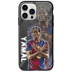 Football Stars - Lamine Yamal iPhone 14 Pro Groove TPU (Tempered Glass και TPU)