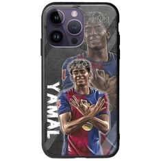 Football Stars - Lamine Yamal iPhone 15 Pro Groove TPU (Tempered Glass και TPU)
