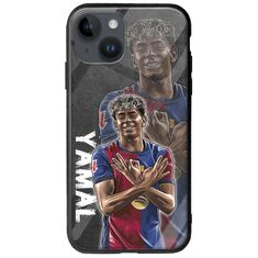 Football Stars - Lamine Yamal iPhone 15 Plus Groove TPU (Tempered Glass και TPU)