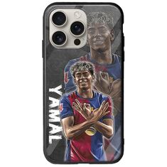 Football Stars - Lamine Yamal iPhone 16 Pro Groove TPU (Tempered Glass και TPU)