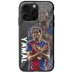 Football Stars - Lamine Yamal iPhone 16 Pro Max Groove TPU (Tempered Glass και TPU)