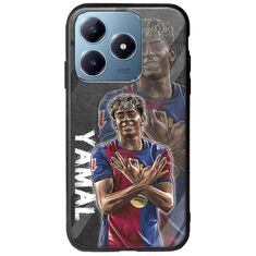 Football Stars - Lamine Yamal Realme C63 Groove TPU (Tempered Glass και TPU)