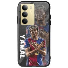 Football Stars - Lamine Yamal Realme C75 4G Groove TPU (Tempered Glass και TPU)