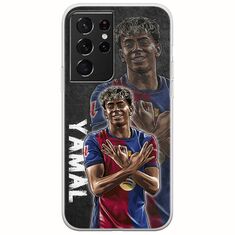 Football Stars - Lamine Yamal Samsung Galaxy S21 Ultra Flexible TPU (Διάφανη Σιλικόνη)