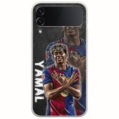 Football Stars - Lamine Yamal Samsung Galaxy Z Flip 4 5G Flexible TPU (Διάφανη Σιλικόνη)