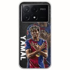 Football Stars - Lamine Yamal Xiaomi Poco X6 Pro 5G Flexible TPU (Διάφανη Σιλικόνη)